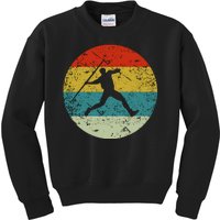 Retro Vintage Javelin Throws Kids Sweatshirt