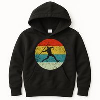 Retro Vintage Javelin Throws Kids Hoodie