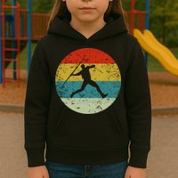 Retro Vintage Javelin Throws Kids Hoodie