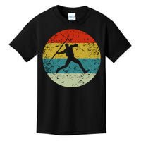 Retro Vintage Javelin Throws Kids T-Shirt