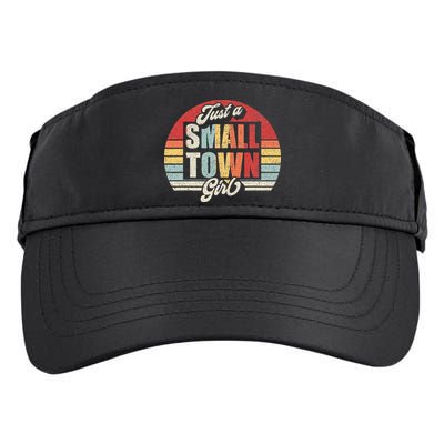 Retro Vintage Just A Small Town Girl Adult Drive Performance Visor
