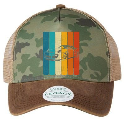 Retro Vintage Japanese Jdm Ride Legendary Race Car Gt3 Rs Legacy Tie Dye Trucker Hat
