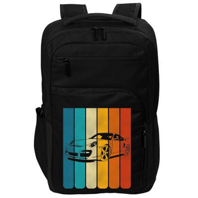 Retro Vintage Japanese Jdm Ride Legendary Race Car Gt3 Rs Impact Tech Backpack