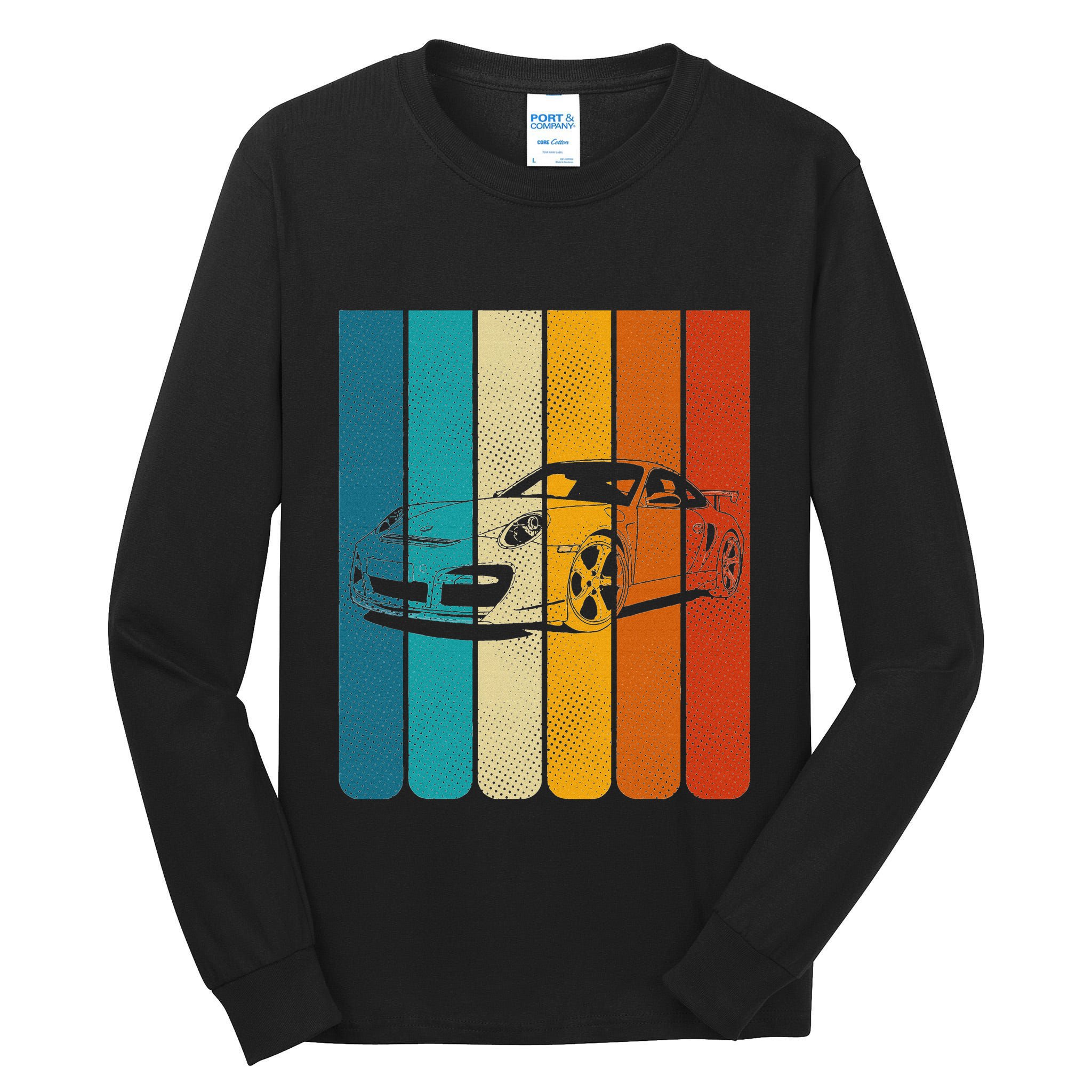 Retro Vintage Japanese Jdm Ride Legendary Race Car Gt3 Rs Tall Long Sleeve T-Shirt