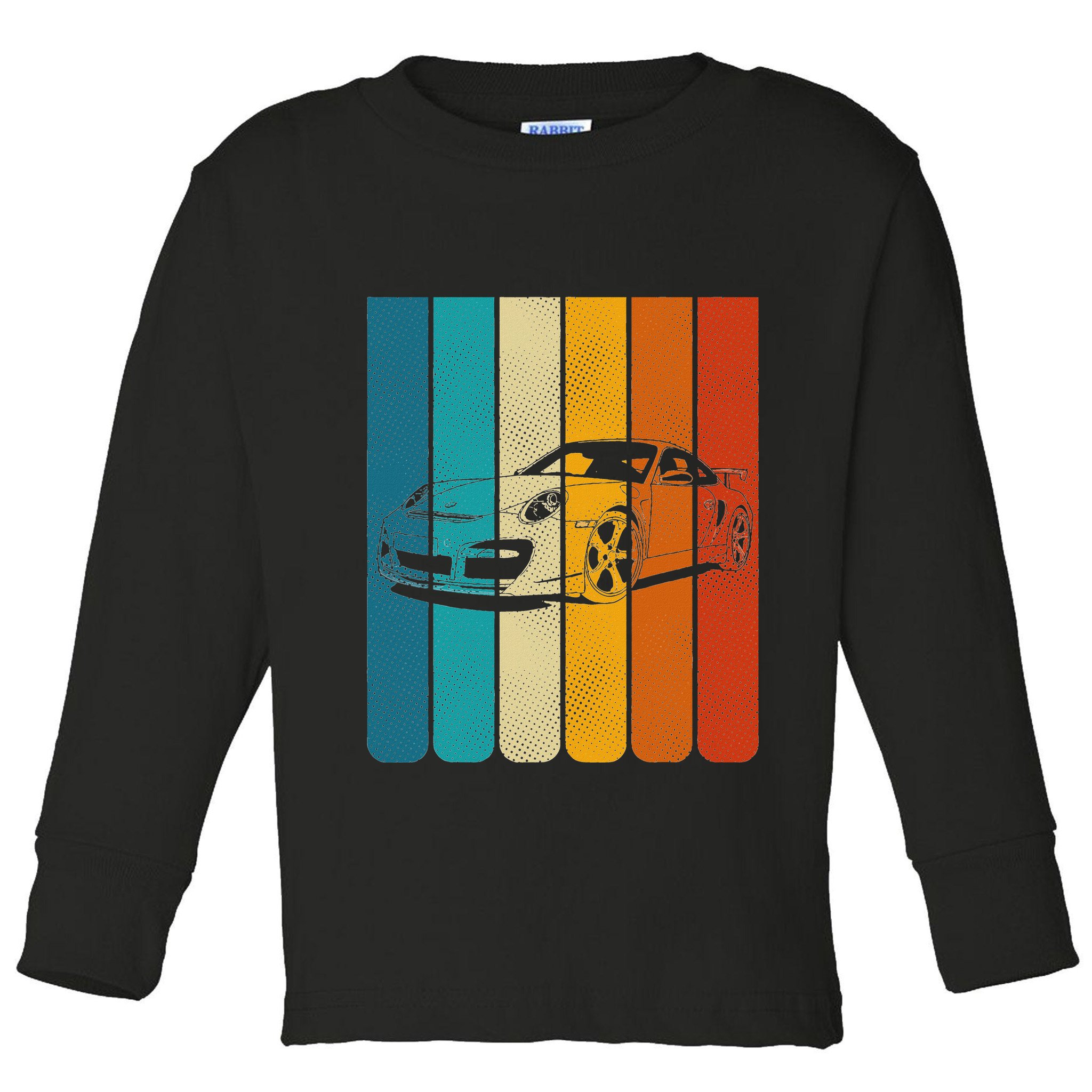 Retro Vintage Japanese Jdm Ride Legendary Race Car Gt3 Rs Toddler Long Sleeve Shirt