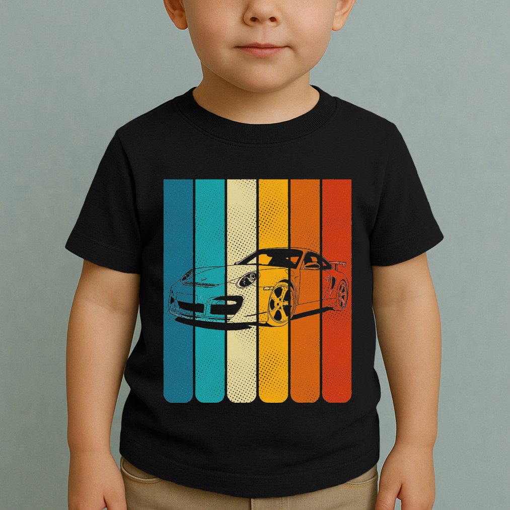 Retro Vintage Japanese Jdm Ride Legendary Race Car Gt3 Rs Toddler T-Shirt