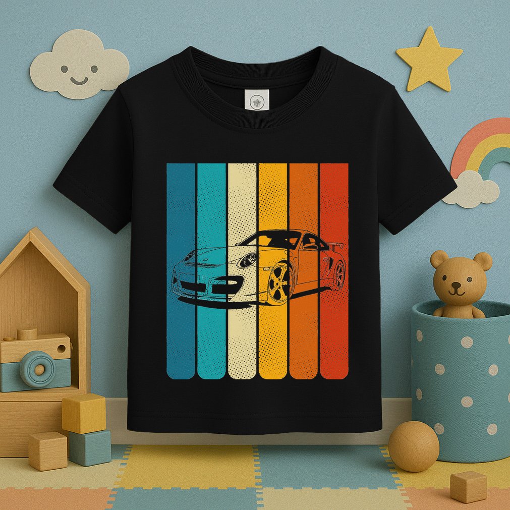 Retro Vintage Japanese Jdm Ride Legendary Race Car Gt3 Rs Toddler T-Shirt