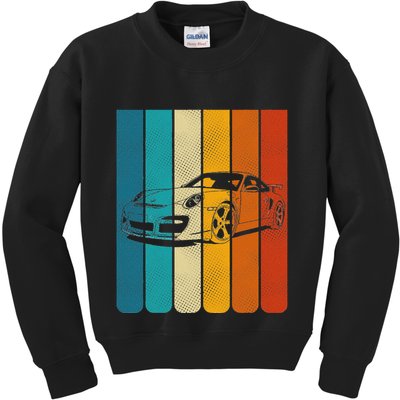 Retro Vintage Japanese Jdm Ride Legendary Race Car Gt3 Rs Kids Sweatshirt