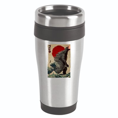 Retro Vintage Japanese Art Legendary Rare Kaiju 16oz Travel Tumbler