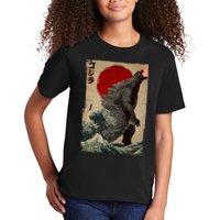 Retro Vintage Japanese Art Legendary Rare Kaiju Kids T-Shirt