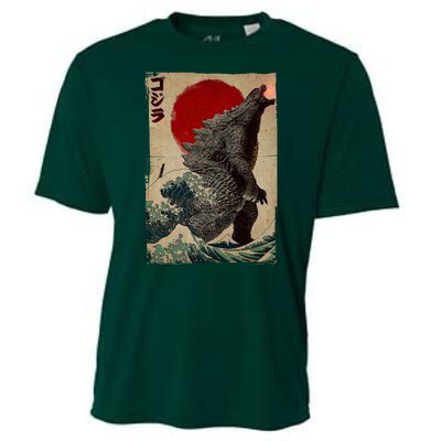 Retro Vintage Japanese Art Legendary Rare Kaiju Cooling Performance Crew T-Shirt