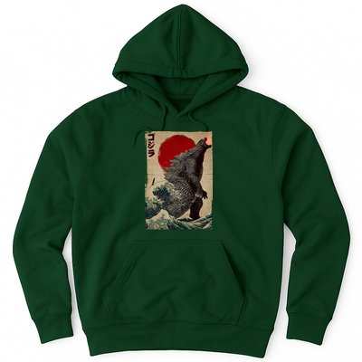 Retro Vintage Japanese Art Legendary Rare Kaiju Hoodie