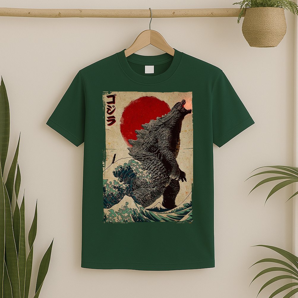 Retro Vintage Japanese Art Legendary Rare Kaiju T-Shirt