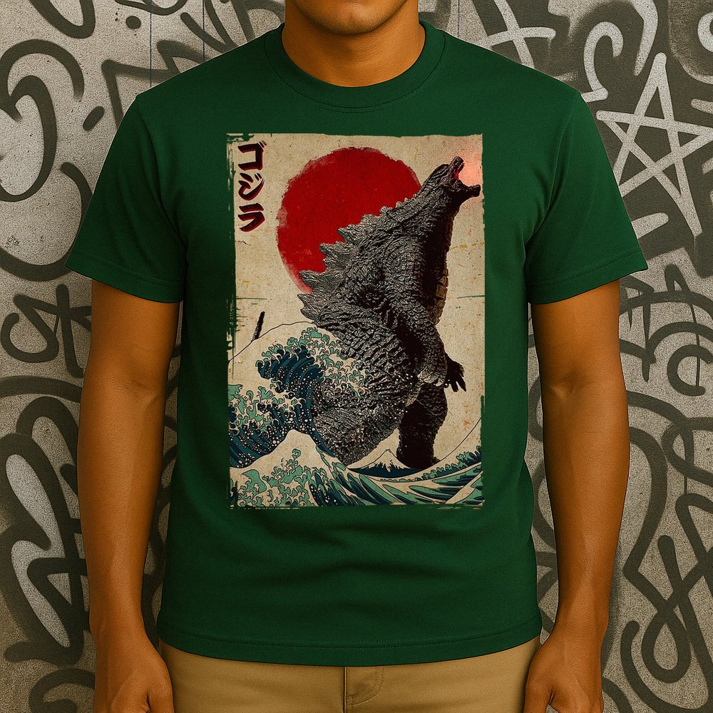 Retro Vintage Japanese Art Legendary Rare Kaiju T-Shirt