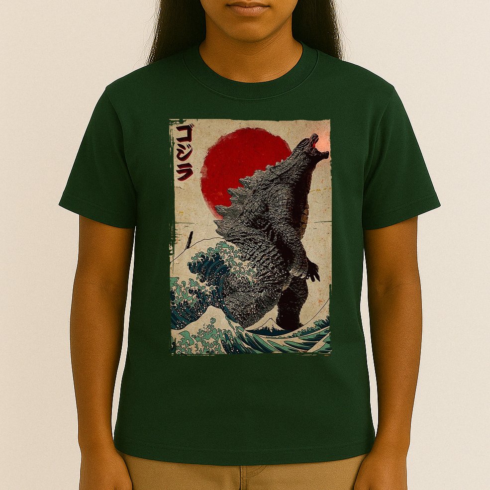 Retro Vintage Japanese Art Legendary Rare Kaiju T-Shirt