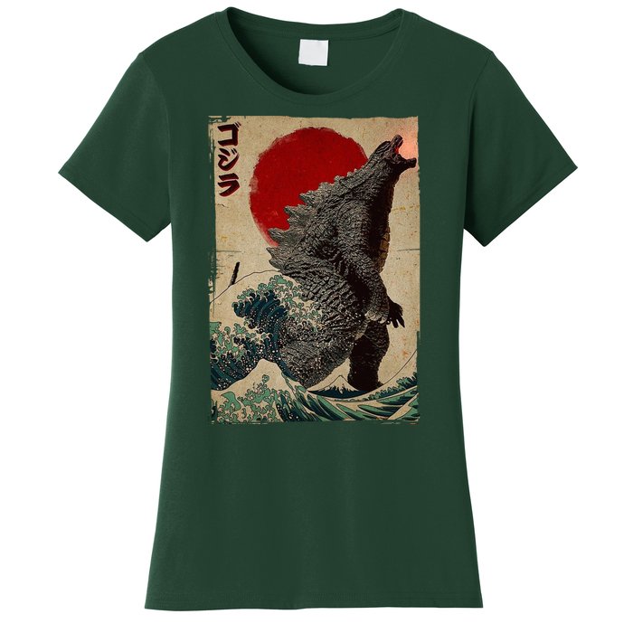 Retro Vintage Japanese Art Legendary Rare Kaiju Women's T-Shirt