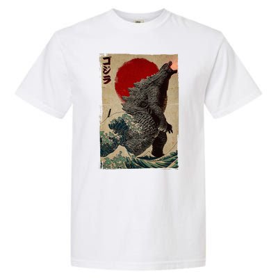 Retro Vintage Japanese Art Legendary Rare Kaiju Garment-Dyed Heavyweight T-Shirt