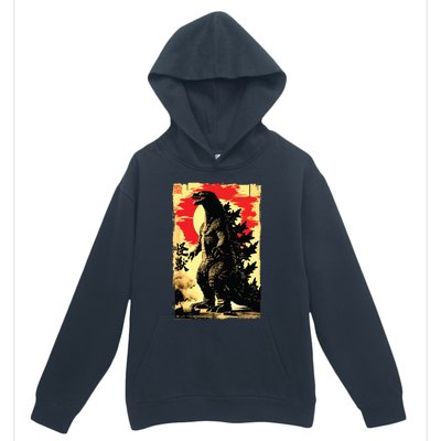 Retro Vintage Japanese Art Legendary Rare Kaiju Urban Pullover Hoodie