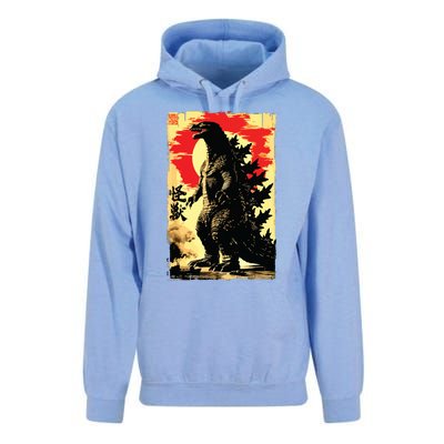 Retro Vintage Japanese Art Legendary Rare Kaiju Unisex Surf Hoodie