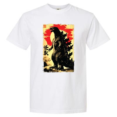 Retro Vintage Japanese Art Legendary Rare Kaiju Garment-Dyed Heavyweight T-Shirt