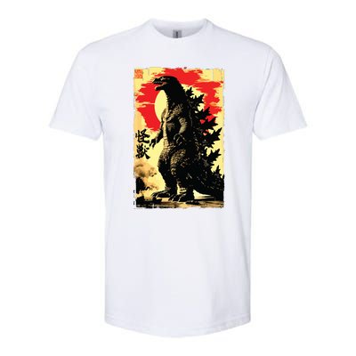 Retro Vintage Japanese Art Legendary Rare Kaiju Softstyle CVC T-Shirt