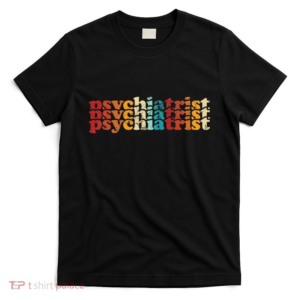 Retro Vintage Job Title Psychiatrist T-Shirt