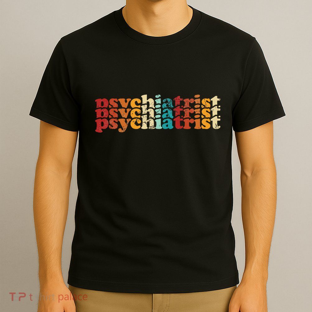 Retro Vintage Job Title Psychiatrist T-Shirt