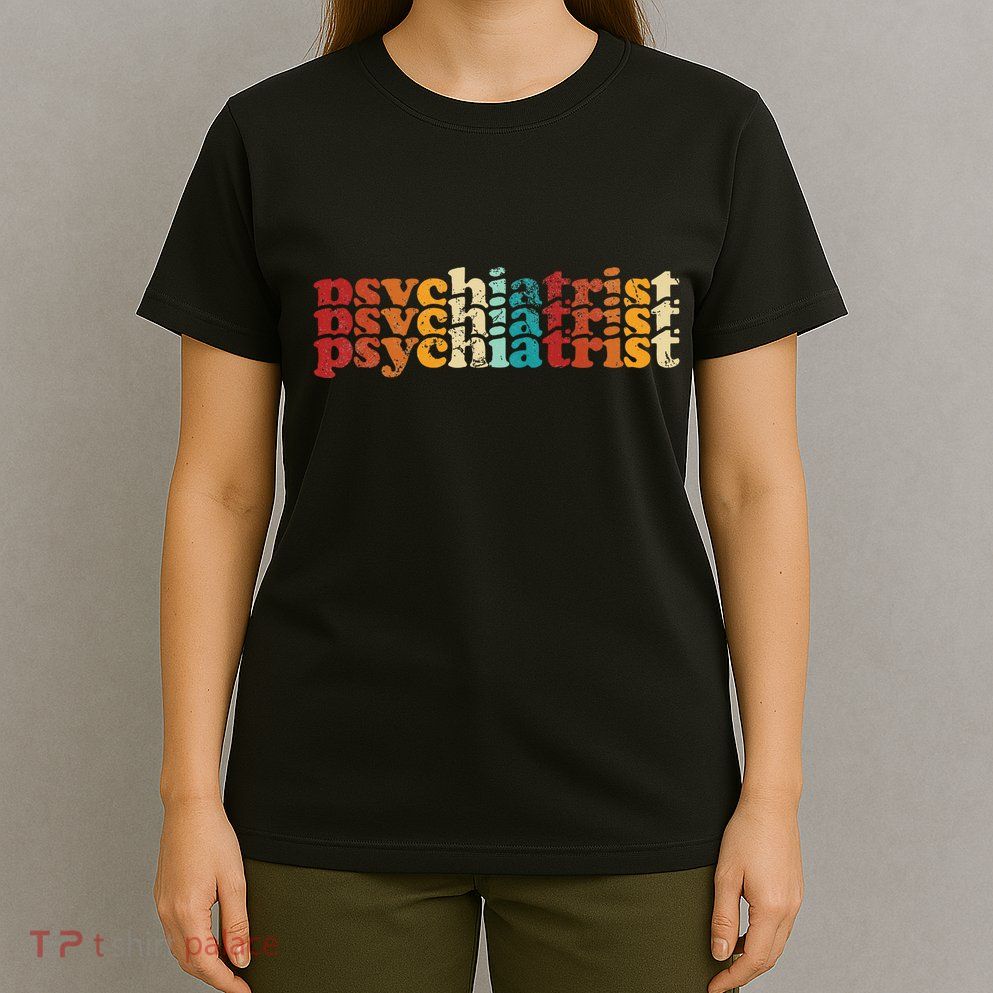 Retro Vintage Job Title Psychiatrist T-Shirt