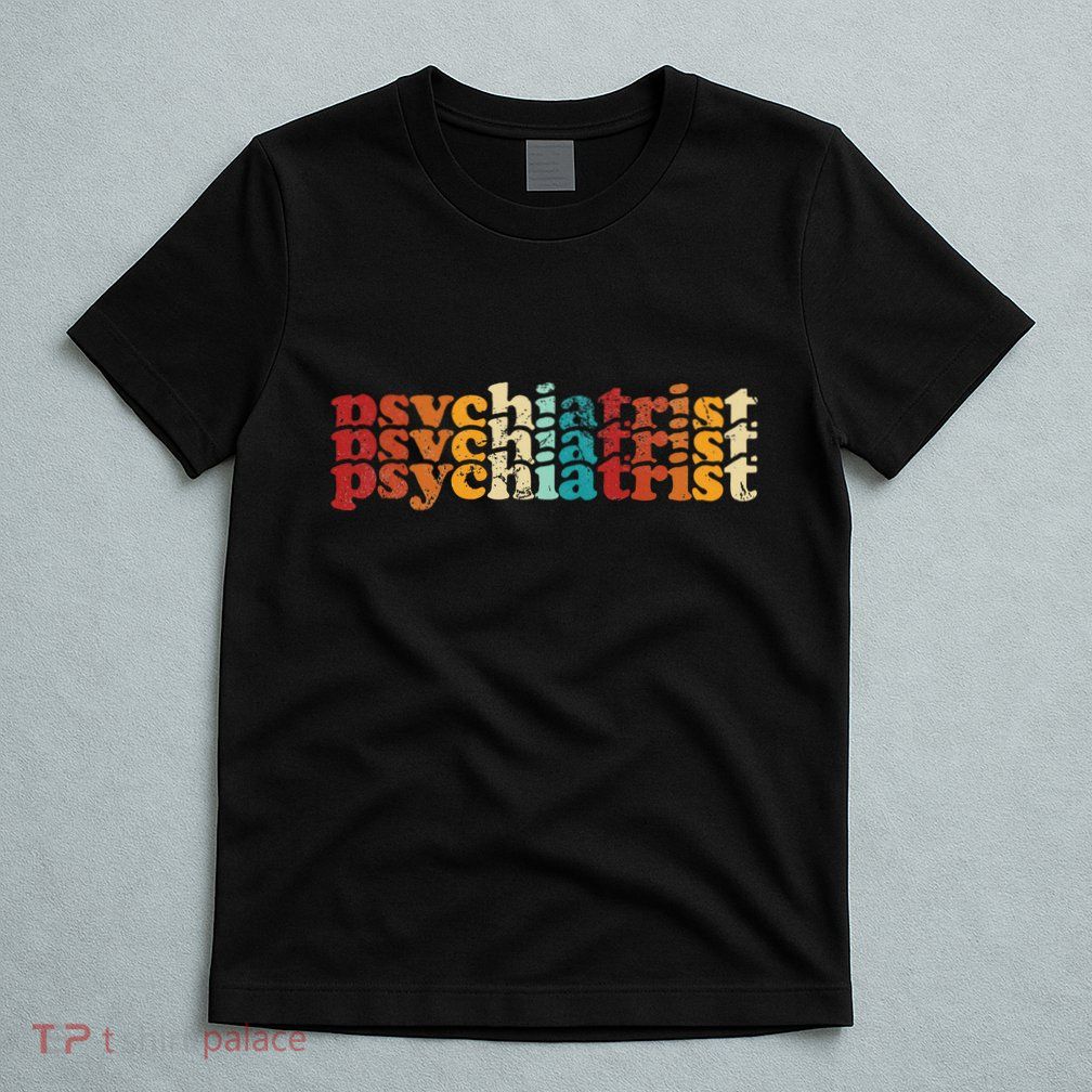 Retro Vintage Job Title Psychiatrist T-Shirt