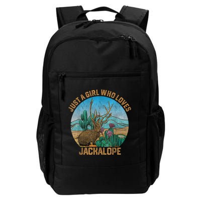 Retro Vintage Just A Girl Who Loves Jackalope Cryptozoology Backpack