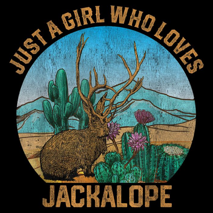 Retro Vintage Just A Girl Who Loves Jackalope Cryptozoology Backpack