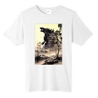 Retro Vintage Japanese Art Legendary Rare Kaiju Calligraphy Tall Fusion ChromaSoft Performance T-Shirt