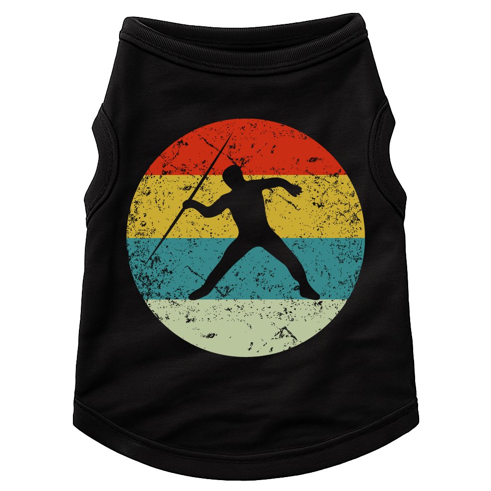 Retro Vintage Javelin Throw Doggie Tank