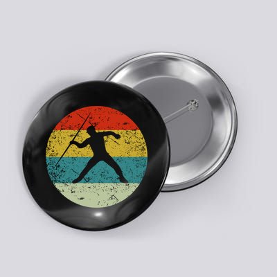 Retro Vintage Javelin Throw Button