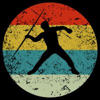 Retro Vintage Javelin Throw Bucket Hat