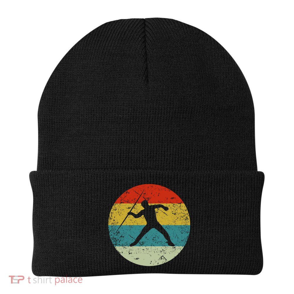 Retro Vintage Javelin Throw Beanie