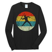 Retro Vintage Javelin Throw Tall Long Sleeve T-Shirt