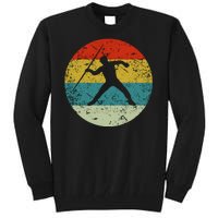 Retro Vintage Javelin Throw Tall Sweatshirt