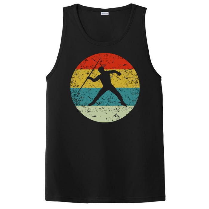 Retro Vintage Javelin Throw PosiCharge Competitor Tank