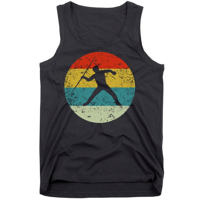 Retro Vintage Javelin Throw Tank Top