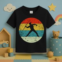 Retro Vintage Javelin Throw Toddler T-Shirt