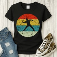 Retro Vintage Javelin Throw Womens T-Shirt