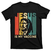 Retro Vintage Jesus Is My Vaccine Christian Faith T-Shirt