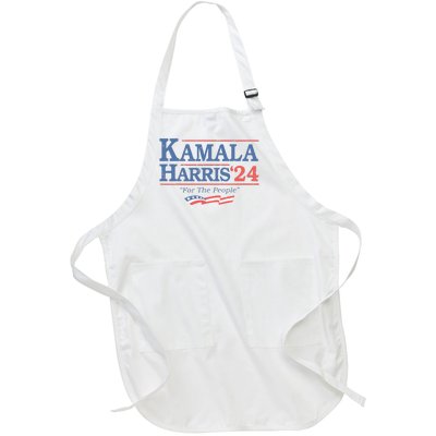 Retro Vintage Kamala Harris For Vice President 2020 Election Full-Length Apron With Pockets