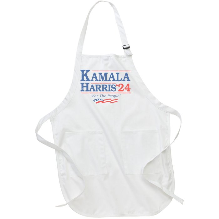 Retro Vintage Kamala Harris For Vice President 2020 Election Full-Length Apron With Pockets