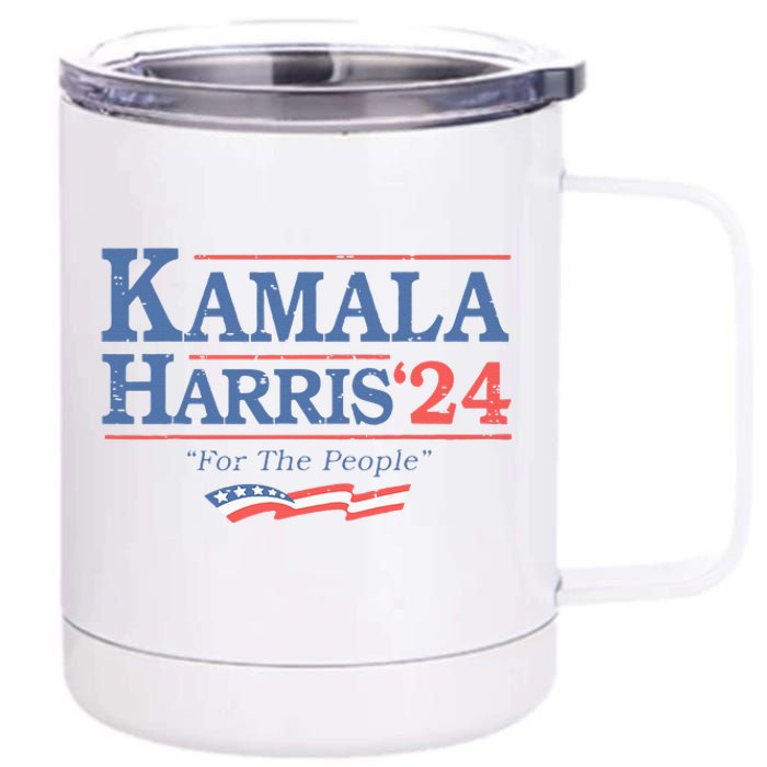 Retro Vintage Kamala Harris For Vice President 2020 Election 12 oz Stainless Steel Tumbler Cup