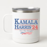 Retro Vintage Kamala Harris For Vice President 2020 Election 12 oz Stainless Steel Tumbler Cup