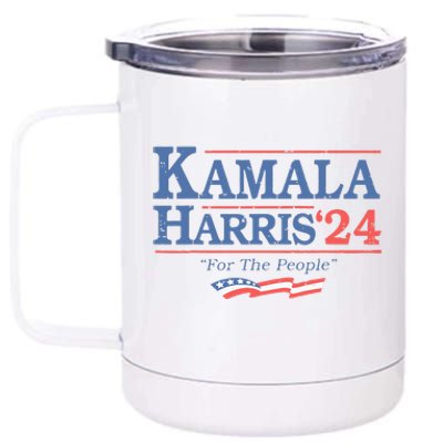 Retro Vintage Kamala Harris For Vice President 2020 Election 12 oz Stainless Steel Tumbler Cup