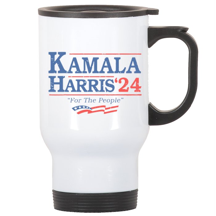 Retro Vintage Kamala Harris For Vice President 2020 Election Stainless Steel Travel Mug