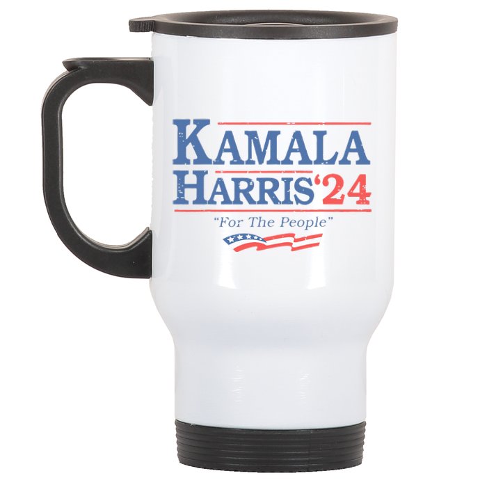 Retro Vintage Kamala Harris For Vice President 2020 Election Stainless Steel Travel Mug